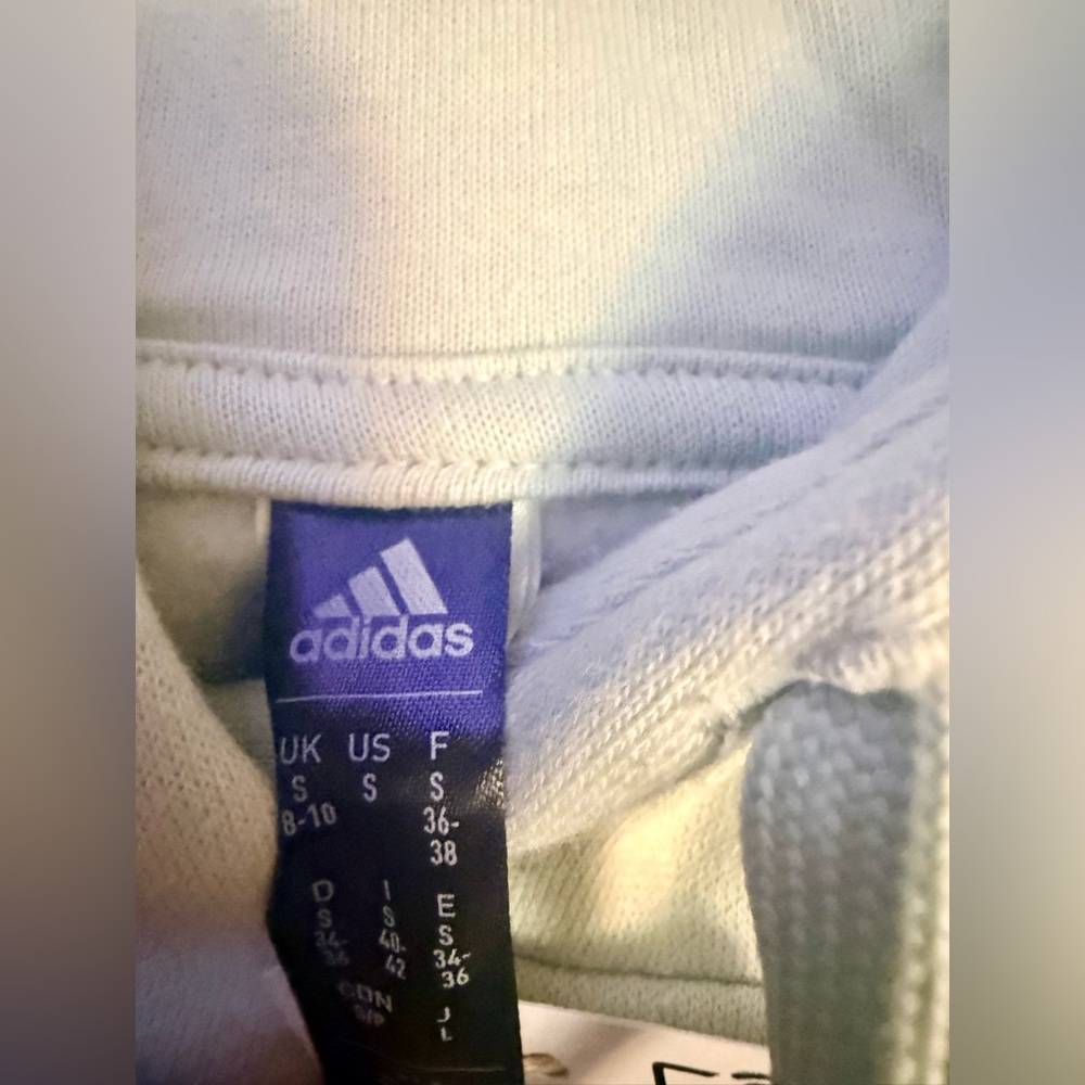 ⭐️Adidas Women's Cream Camo Hoodie Size Small NWT - Picture 5 of 7
